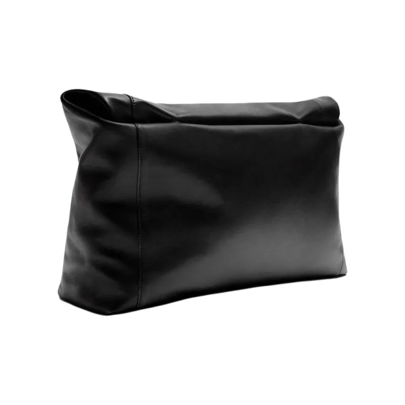 ZARA Cow Leather Envelope Bag Clutches Men's Black-1