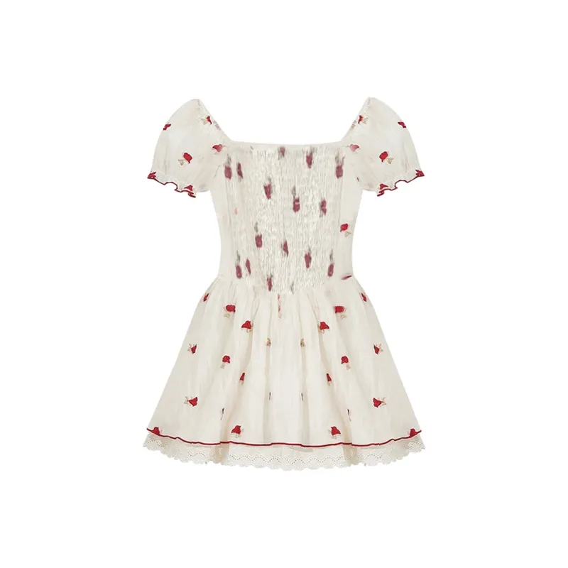 Peaches Peaches Short Sleeved Dress Women's-1