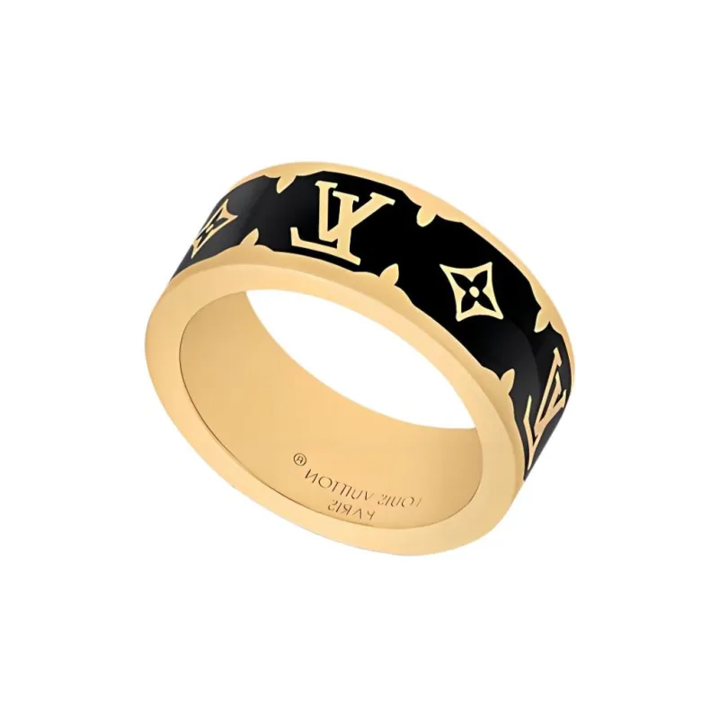 LOUIS VUITTON Nanogram Enamel Ring-1