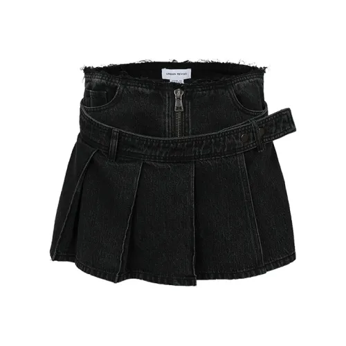 URBAN REVIVO Denim Bump Women's Black