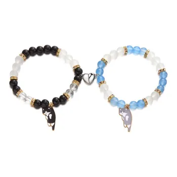 VIVIWELL Glass Bracelets Unisex