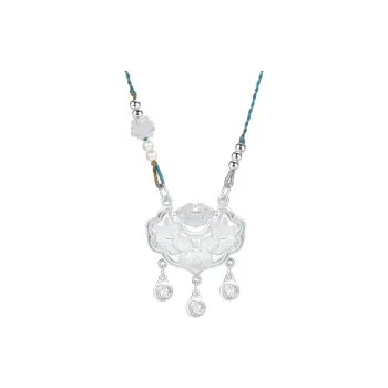 Bear Silversmith 999 Fine Silver Sterling Silver Necklace Women's