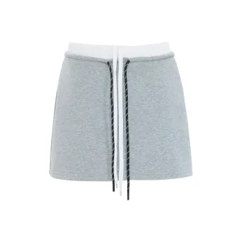Kazakhstan Casual Short Skirts Women's White Gray