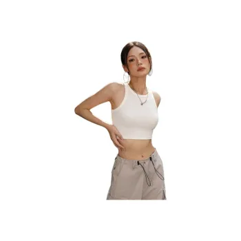 HEISU Tank Tops Women's White