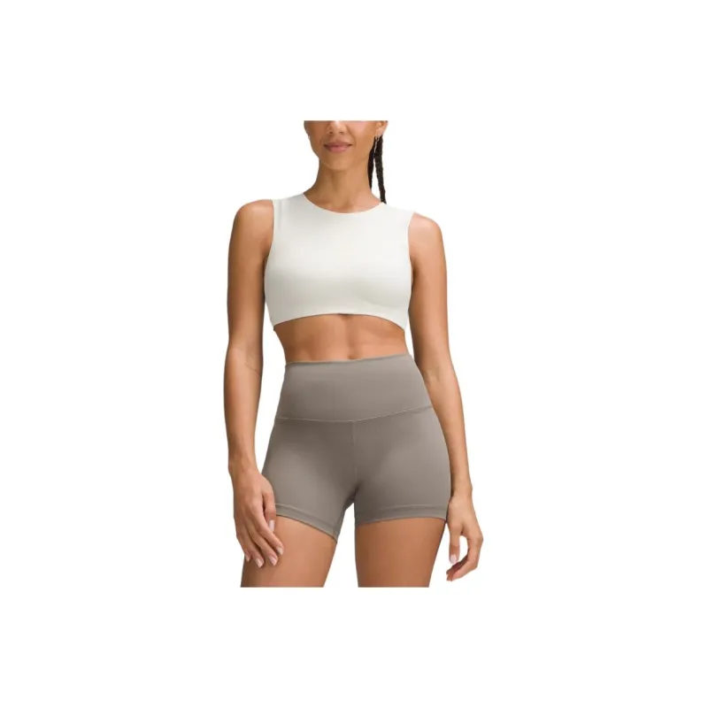 Lululemon SleevelessCrewneck Soft Foam Cup Light Support C/D Cup Sports Underwear Women's-0