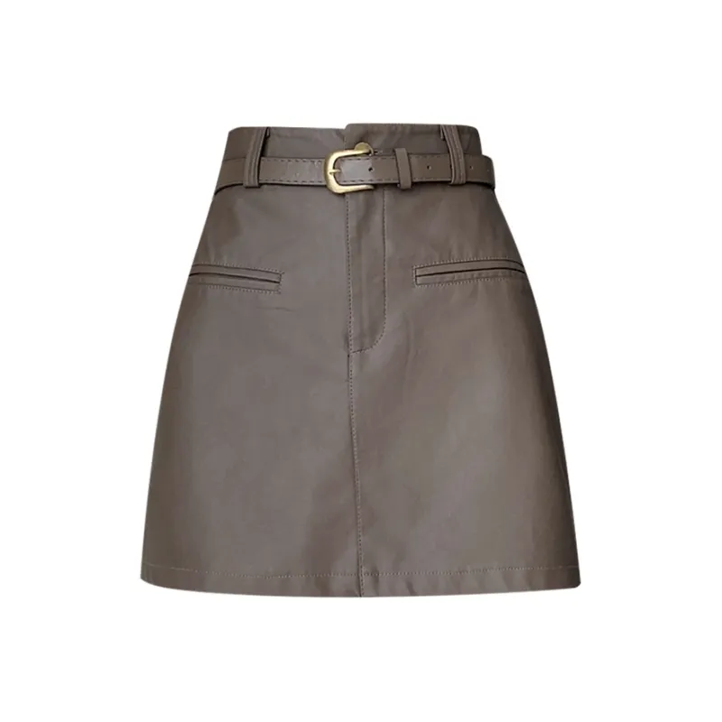 MM Leather Short Skirts Women's-13