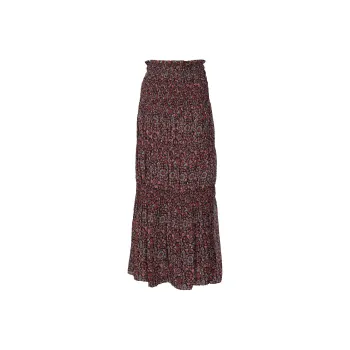 ISABEL MARANT ETOILE Nunca Floral print Midi Skirt
