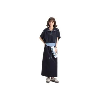 FAWENXIANGZI Two Piece Skirt Sets Women's