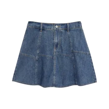 Love To Serve Denim Short Skirts Women's Denim Blue