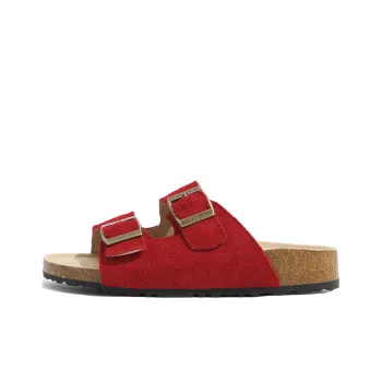 Lan Miao Slip Resistant Slide Slippers Women's Gemstone Red
