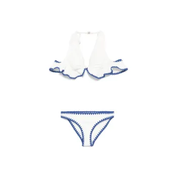 Zimmermann Maxine Crochet Frill Bikini Set