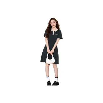 Tonlion Short Sleeved Dress Women's