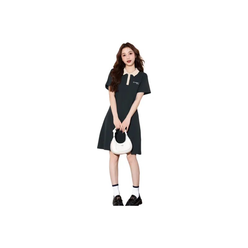 Tonlion Short Sleeved Dress Women's-0