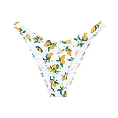 Victoria's Secret Swimming Shorts Women's Lemon Print