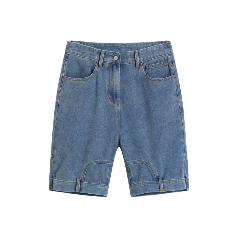 JUNGLE PANDA Denim Shorts Unisex-8