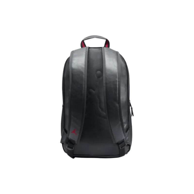 Jordan Synthetic Leather Backpack Unisex Black-2