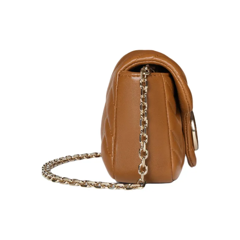 GUCCI GG Marmont Lambskin Shoulder Bag Mini Women's Brown-2