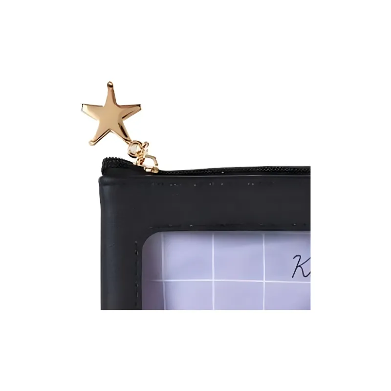 Sanrio PU Card Holder Wallet Women's Black-2