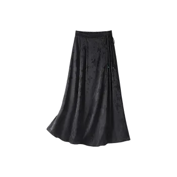 Cypress House Casual Long Skirts Women's Black