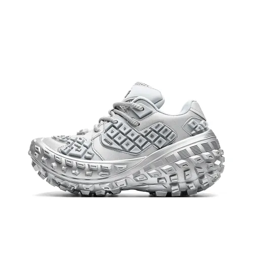 MVA Slip Resistant, Abrasion Resistant, Breathable, Impact Resistant, Lightweight Low Top Chunky Sneakers Unisex