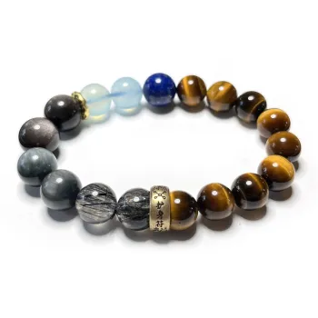 CUIJING Natural Tiger's Eye Stone Bracelets Unisex