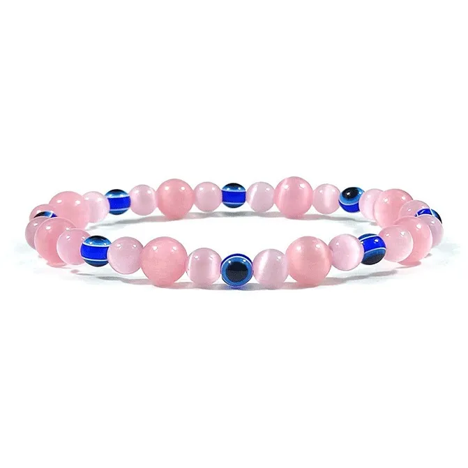 LuluCanaan Glass Cat Eye Bracelets Women's-0
