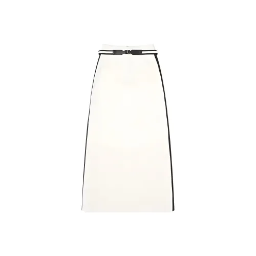 MaxMara Ora Belted Midi Skirt