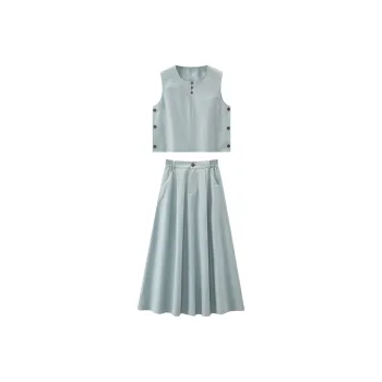 KUHNMARVIN Skirt Set Women's Light Blue