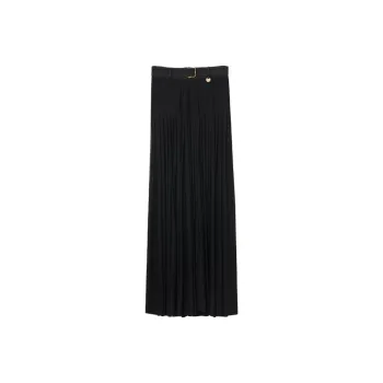 Burberry Casual Long Skirt Women's Black