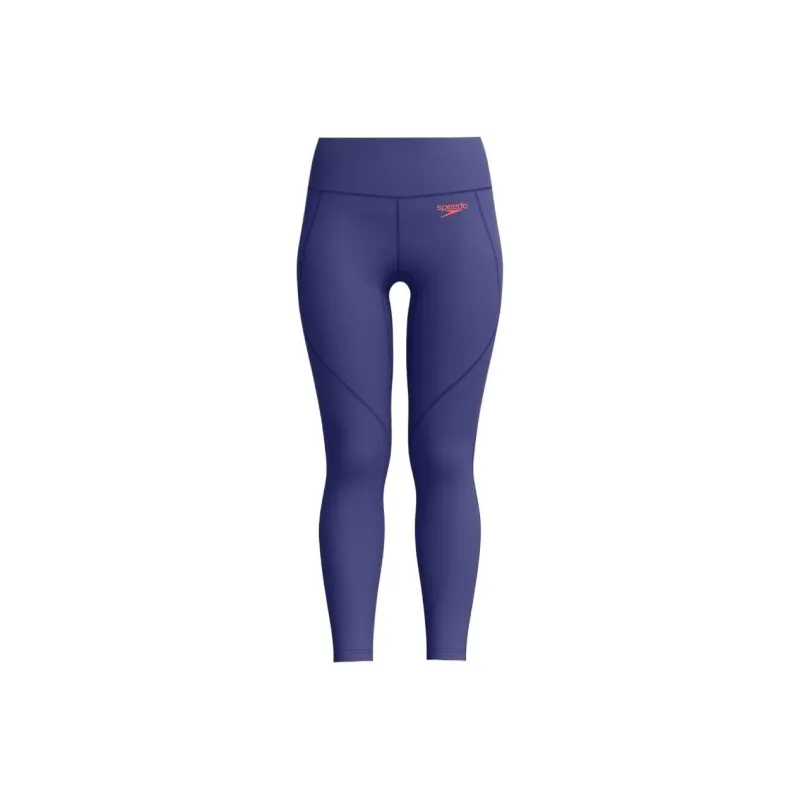 Speedo Women's Panel Legging Blue Swimming Shorts Women's Purple-0