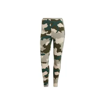 Adidas Free Shipping With AdiClub Essentials 3-Stripes Camo Print 7/8 Length Leggings
