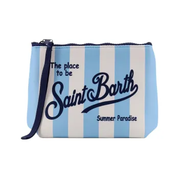 MC2 SAINT BARTHELEMY Elastane With Polyester Clutch Men's Blue & White