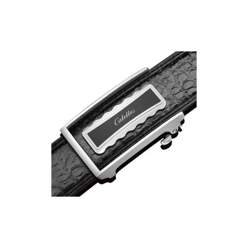 CATELLES Crocodile Leather Belts Men's 3.5cm/3.8cm-5