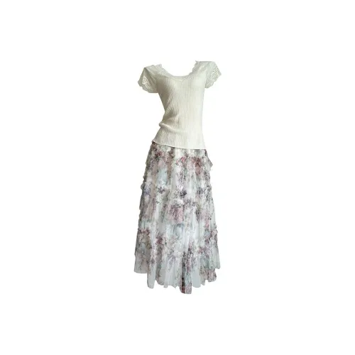 HUINIAN Two Piece Skirt Sets Women's