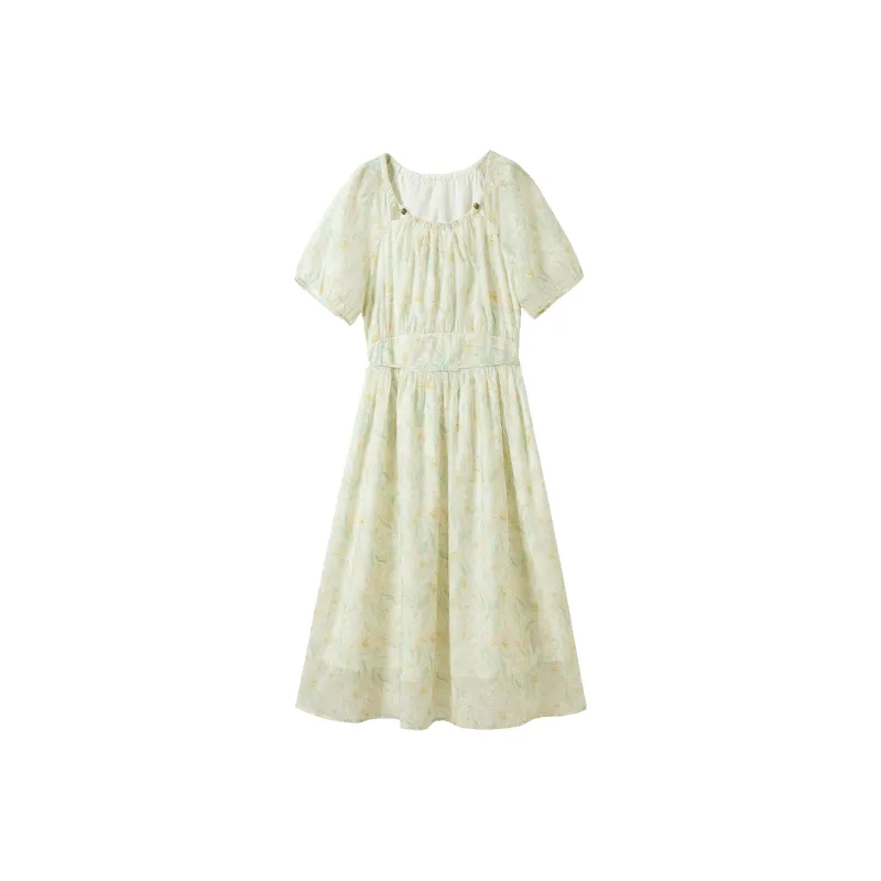Hang Yi Court Short Sleeved Dress Women's-2
