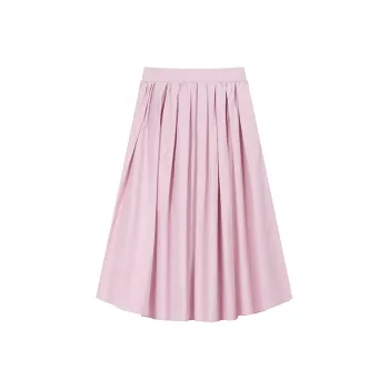 PAIN OR PLEASURE Summer Casual Long Skirt Women's Pink