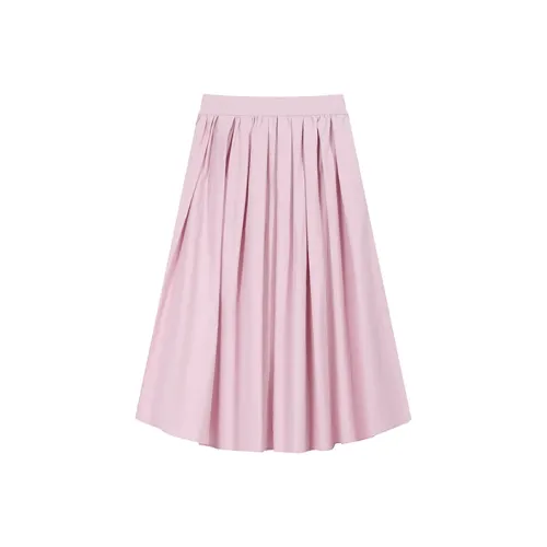 PAIN OR PLEASURE Summer Casual Long Skirt Women's Pink