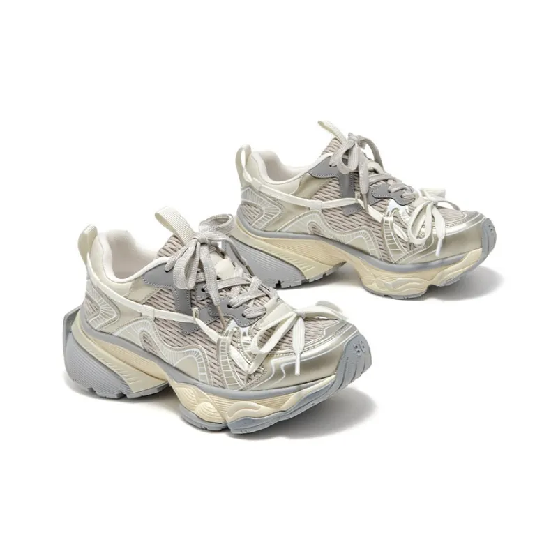 Beau Today Shock Absorbers With Slip Resistant And Abrasion Resistant Properties Low Top Chunky Sneakers Women's-20