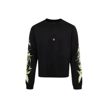 Givenchy Boxy Fit Long Sleeve T Shirt