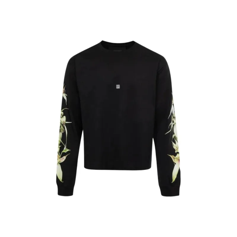 Givenchy Boxy Fit Long Sleeve T Shirt-0