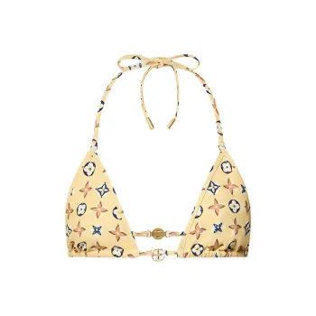 LOUIS VUITTON Monogram Kaleidoscope Bikini Top