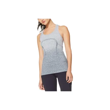 Lululemon Swiftly Tech Ombre Sprinkle Sport Vests Women's Cast White
