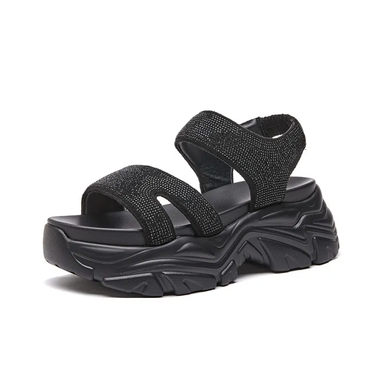 LINGPAO One Strap Sandals Women's-5