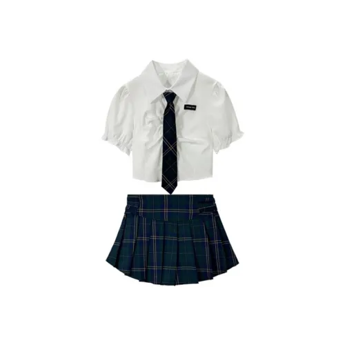 Mu Xiao Xin Two Piece Skirt Sets Women's
