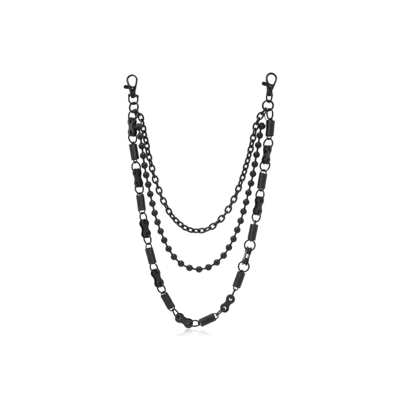 CENTURY&KINDLE Metal Pants Chains Unisex-0