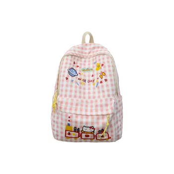 WICKBUEN Nylon Backpack Unisex Red
