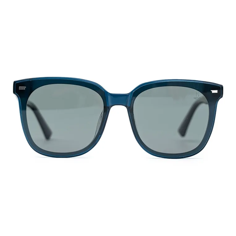 HELEN KELLER Plate Frame Square Sunglasses Unisex-5