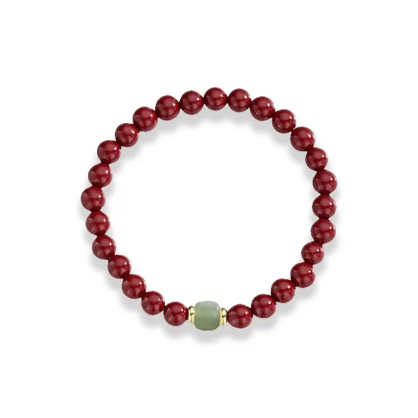 GIRATI Reconstructed Cinnabar Jade Bracelets Women's-2
