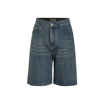 Little Pull Denim Shorts Women's Washable Color