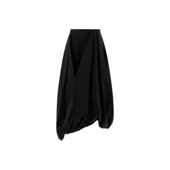 Brunello Cucinelli Draped Bubble Hem Skirt
